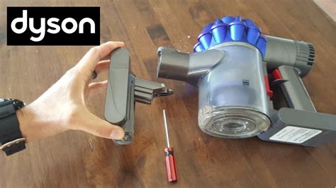 how to change battery in dyson stick vacuum